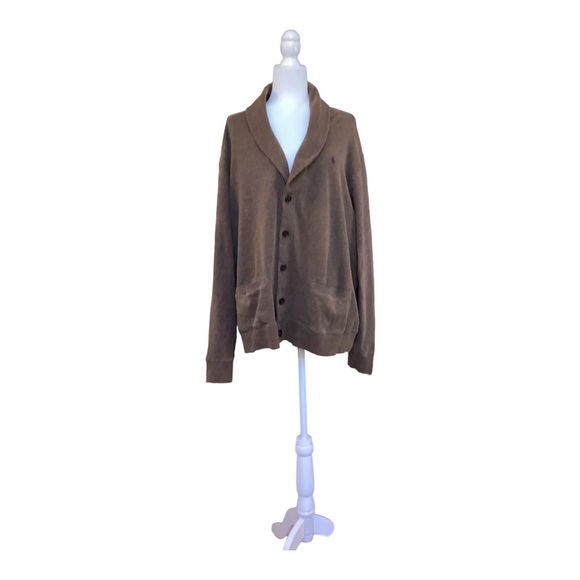 MEN'S Ralph Lauren Swearshirt Cardigan XXL - Picture 7 of 7